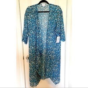 LuLaRoe Patterned Shirley Kimono